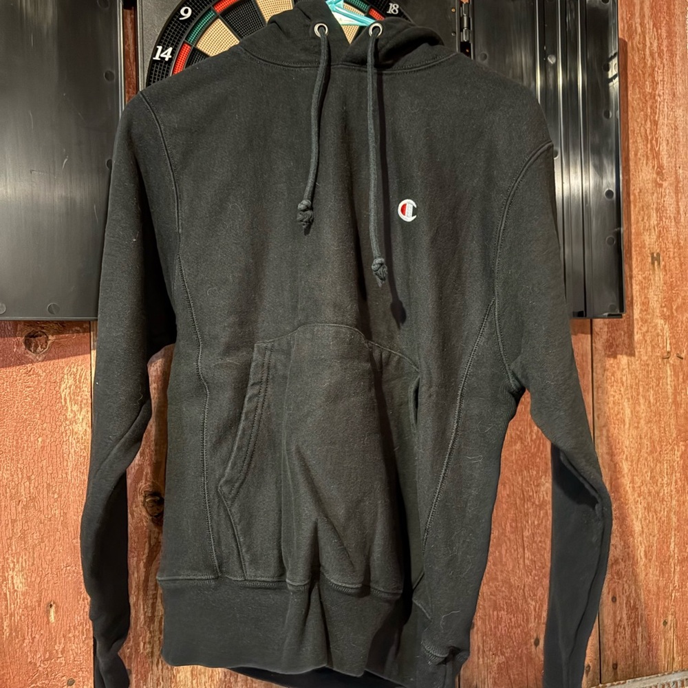 Champion Black Pullover Hoodie